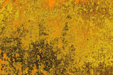 Kırmızı sarı ve siyah renkli kirli duvar, desenli arka plan. 