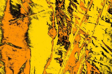 Kırmızı sarı ve siyah renkli kirli duvar, desenli arka plan.