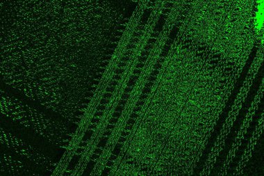 Yeşil ve siyah doku ve arkaplan, boşluğu kopyala