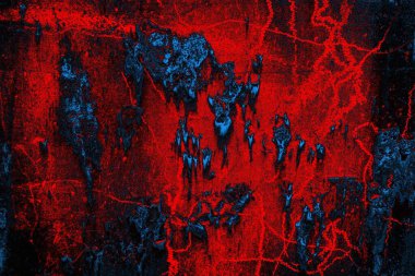 Dökülen boya paslı metal dokusu