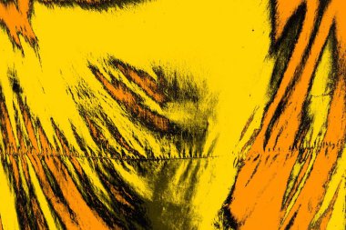 Kırmızı sarı ve siyah renkli kirli duvar, desenli arka plan.