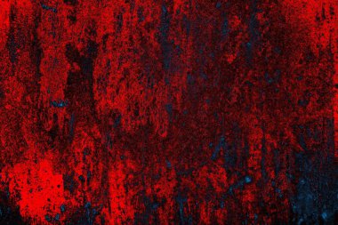 Dökülen boya paslı metal dokusu