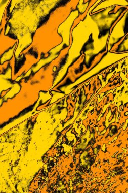 Kırmızı sarı ve siyah renkli kirli duvar, desenli arka plan.