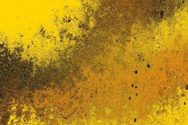 Kırmızı sarı ve siyah renkli kirli duvar, desenli arka plan.