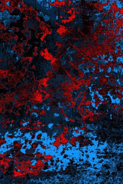 Çizik ve çatlaklarla metal doku