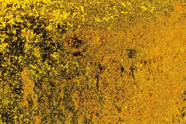 Kırmızı sarı ve siyah renkli kirli duvar, desenli arka plan. 