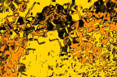 Kırmızı sarı ve siyah renkli kirli duvar, desenli arka plan.