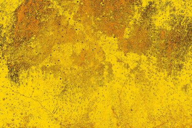 Kırmızı sarı ve siyah renkli kirli duvar, desenli arka plan.