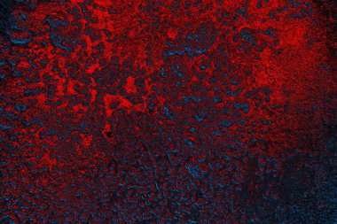 Çizik ve çatlaklarla metal doku