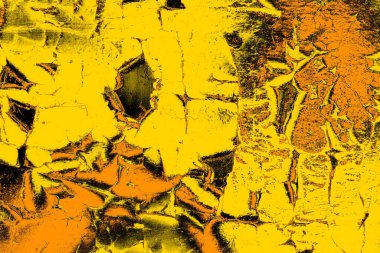 Kırmızı sarı ve siyah renkli kirli duvar, desenli arka plan.