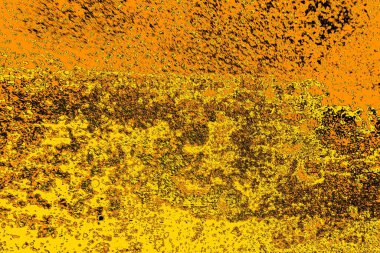 Kırmızı sarı ve siyah renkli kirli duvar, desenli arka plan.