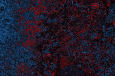 Dökülen boya paslı metal dokusu