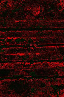 Çizik ve çatlaklarla metal doku