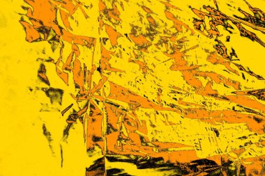 Kırmızı sarı ve siyah renkli kirli duvar, desenli arka plan.