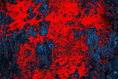 Dökülen boya paslı metal dokusu