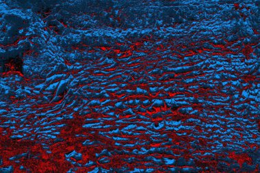 Duvar dokusu arkaplanı eski boyayla soyulmuş