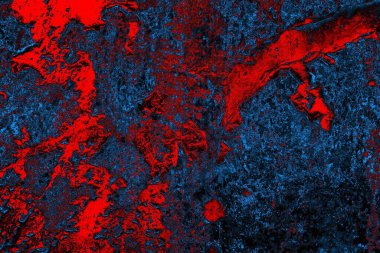 Dökülen boya paslı metal dokusu