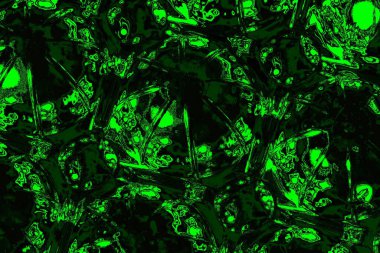 Yeşil ve siyah doku ve arkaplan, boşluğu kopyala