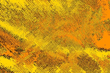 Kırmızı sarı ve siyah renkli kirli duvar, desenli arka plan.