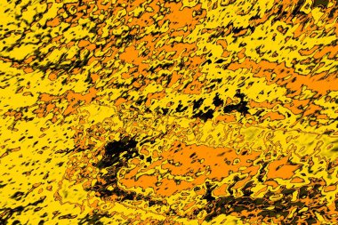 Kırmızı sarı ve siyah renkli kirli duvar, desenli arka plan.