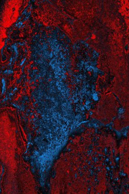 Dökülen boya paslı metal dokusu