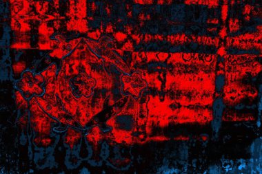 Çizik ve çatlaklarla metal doku