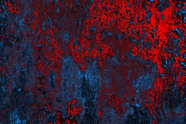 Dökülen boya paslı metal dokusu