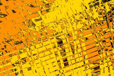 Kırmızı sarı ve siyah renkli kirli duvar, desenli arka plan.