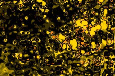 Kırmızı sarı ve siyah renkli kirli duvar, desenli arka plan.