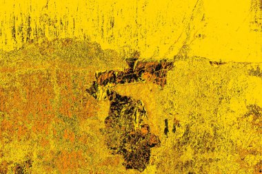 Kırmızı sarı ve siyah renkli kirli duvar, desenli arka plan.