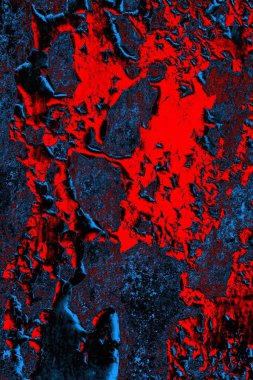 Dökülen boya paslı metal dokusu