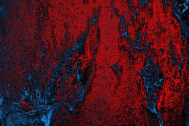 Dökülen boya paslı metal dokusu