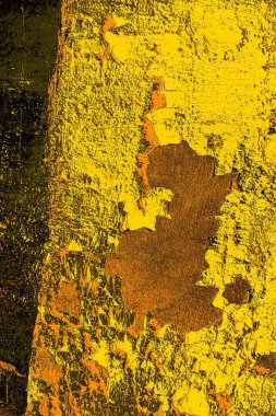 Kırmızı sarı ve siyah renkli kirli duvar, desenli arka plan.