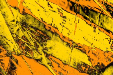 Kırmızı sarı ve siyah renkli kirli duvar, desenli arka plan.