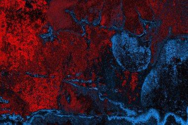 Dökülen boya paslı metal dokusu