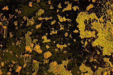 Kırmızı sarı ve siyah renkli kirli duvar, desenli arka plan.