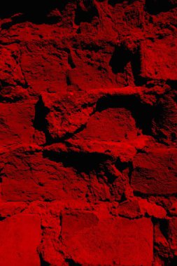 Eski model tuğla duvarın arka planı