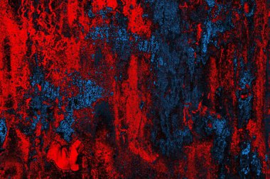 Dökülen boya paslı metal dokusu