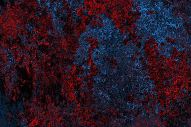 Dökülen boya paslı metal dokusu