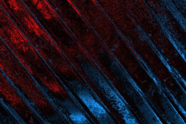 Çizik ve çatlaklarla metal doku