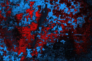 Çizik ve çatlaklarla metal doku