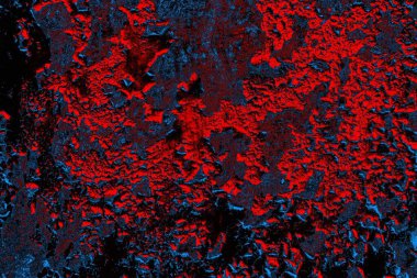 Dökülen boya paslı metal dokusu