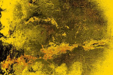 Kırmızı sarı ve siyah renkli kirli duvar, desenli arka plan.