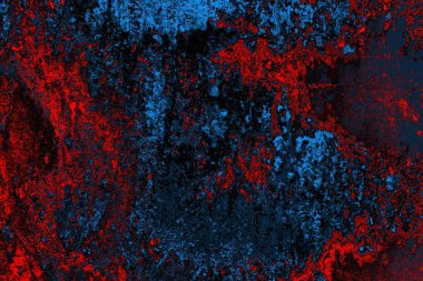 Dökülen boya paslı metal dokusu