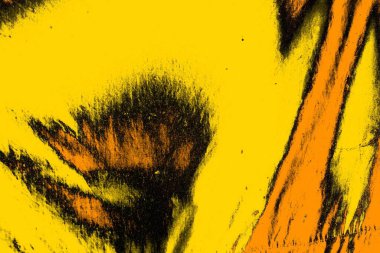 Kırmızı sarı ve siyah renkli kirli duvar, desenli arka plan.