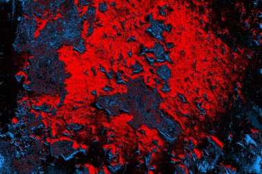 Dökülen boya paslı metal dokusu