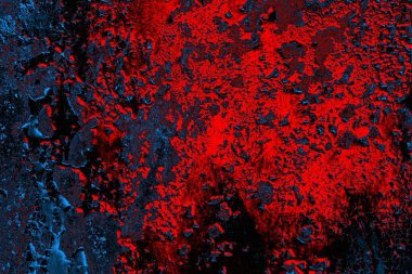 Dökülen boya paslı metal dokusu