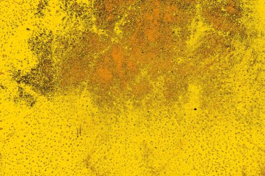 Kırmızı sarı ve siyah renkli kirli duvar, desenli arka plan.