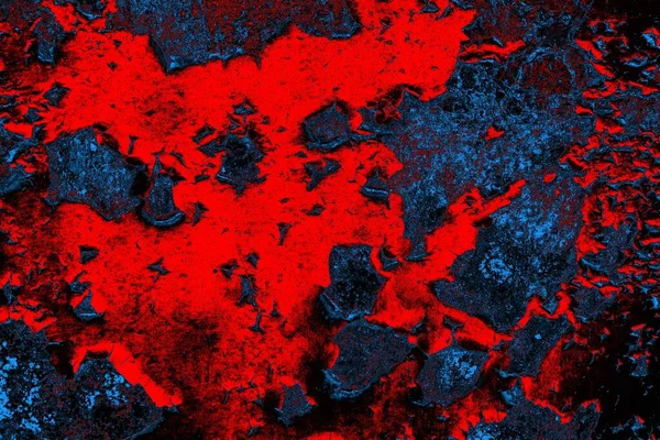 Dökülen boya paslı metal dokusu