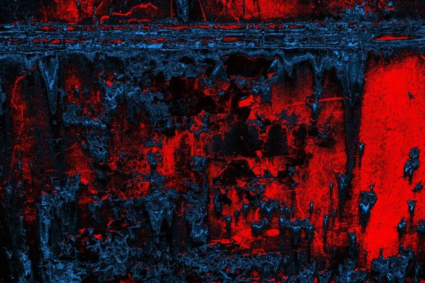 Dökülen boya paslı metal dokusu